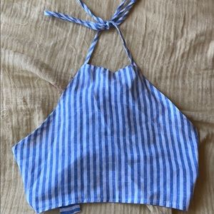 Halter crop top